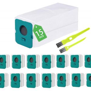 Lot De 15 Sacs Pour Aspirateur Samsung Bespoke Jet Vca-Adb95, Kit De Station De Nettoyage, Sacs Filtrants Pour Samsung Bespoke Jet-Clean Station Vs20A95923W, Accessoires De Nettoya[SSE7114467] - Neuf
