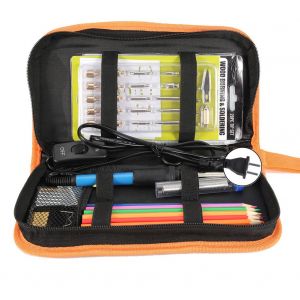 Fer a souder electrique 60 W, 60 pieces, temperature reglable, multimetre (prise US 110 V) - Neuf