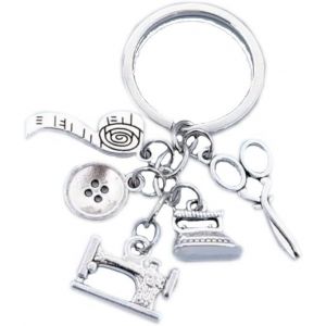 Kal-Porte-Cl&eacute;s De Poche &Agrave; Double Anneau En Acier Inoxydable Th&egrave;me Passions : Sport, Football, Musique, Machines, Art, Travail, Passepoils.. Unisexe, Excellente Id&eacute;e Cadeau - Neuf