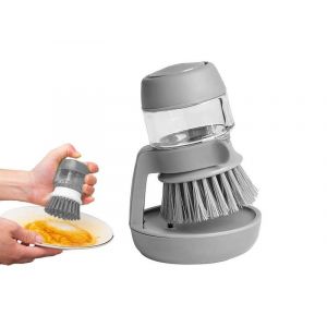 Brosse &agrave; vaisselle avec distributeur de savon pour un nettoyage efficace - Neuf