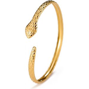 Eryi-Punk Snake Bracelet Open Snake Brassard Bracelet Snake Pack Réglable Bracelet Snake Animal Brassard Bracelet Vintage Snake Bracelet Femme Bijoux - Neuf