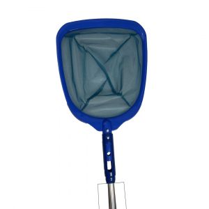 Filet d'écumoire de piscine,poteau télescopique à 3 sections,maille Fine,filet d'eau profonde,nettoyage des feuilles et des débris,filet d'étang - Type Bleu - Neuf