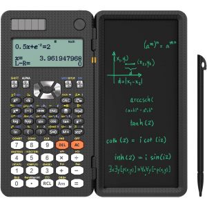 JEXNOVASHOP-calculatrice scientifique avec tablette d'&eacute;criture, 417 fonctions calculatrice 991ES Plus am&eacute;lior&eacute;e, batterie solaire, pour ing&eacute;nieur, enseignant, lyc&eacute;e coll&egrave;ge fournitures de bureau - Neuf