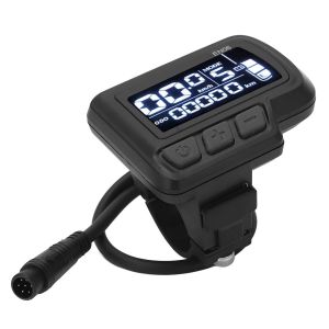 Subzonal-Cran Lcd En06 6 Broches, Compteur De Vitesse De V&eacute;lo &Eacute;tanche, Facile &Agrave; Installer, Panneau De Commande Pour Guidon De 22,2 Mm, 24 V, 36 V, 48 V, 60 V, Large Application - Neuf