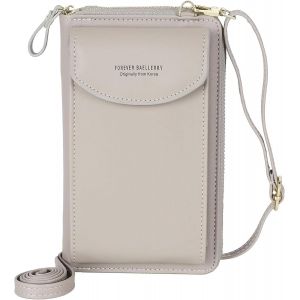 TIANYI-Portefeuille Femme Sac à Bandoulière pour Téléphone Portable Femmes Cuir PU Porte Monnaie Téléphone Portable Pochette Porte Carte Portefeuille - Neuf
