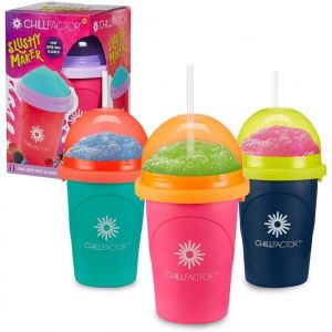 Mevronisshop-Bandai - Chillfactor - Mug &Agrave; Granit&eacute; Fourni Avec Paille - Couleur Al&eacute;atoire, Vendu &Agrave; L'unit&eacute; - Fabrication De Glaces Maison - Atelier Cuisine Cr&eacute;atif Pour Enfant 3 Ans Et Plus - Atelier - Neuf