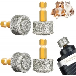 Jgd-4 Pi&egrave;ces T&ecirc;tes Rechange Pour Ponceuse &Agrave; Griffes Pour Chiens, 80 Mailles T&ecirc;tes De Meulage Chien, Meuleuse &Agrave; Griffes Pour Petits, Moyens Et Grands Chiens - Neuf