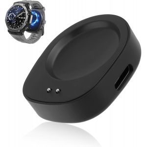 KALANKA-Magn&eacute;tique Chargeur de Montre Compatible avec AMAZFIT T-Rex 3/Balance, Type C Portable Socle de C&acirc;ble de Chargement USB Convertisseur Smartwatch Accessoires pour Balance A2286 (sans c&acirc;ble) (N - Neuf