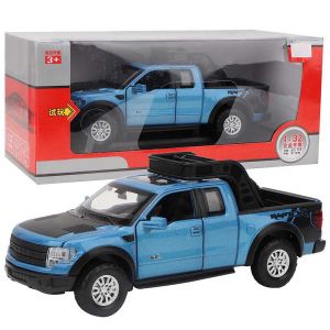 Modele de voiture portable 1:32 pour Ford F150 VB32273, jouet pour enfants de plus de 3 ans, bleu - Neuf