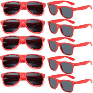 Paquet De 10 Lunettes De Fête Lunettes De Soleil De Fête Bleu Ensemble De Lunettes De Soleil Colorées Lunettes De Festival Ensemble Bleu Pour Rave Carnaval Plage Mariage Fête - Neuf
