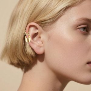 Kalanka-Lot De 12 Boucles D'oreilles Dorées Sans Perçage Pour Femmes Et Filles, Boucles D'oreilles À Clip Réglables, Bijoux Tendance Pour Et Occasions Spéciales, Boucles D'oreilles Créoles À Clipser, - Neuf