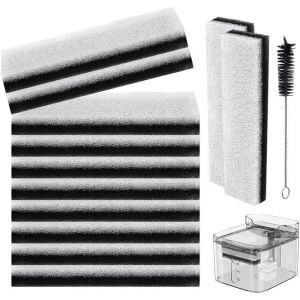 Filtres De Rechange Wf020 Pour Fontaine &Agrave; Eau Pour Chien Et Chat Compatibles Avec La Fontaine &Agrave; Eau Wf020tp,12pcs - Neuf
