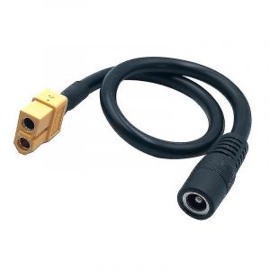 1pc Xt60 -60 Jack Femelle Vers Dc 5.5mm X 2.5mm Jack Femelle C&acirc;ble D'adaptateur D'alimentation Pour Moniteur Fpv Drone-Xinhan-Hao - Neuf