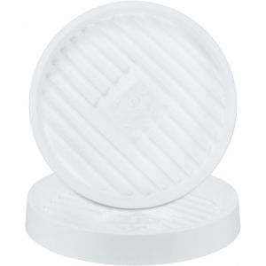 ERYI-2 Pcs Soucoupe Pour Plantes, 6.3 Pouce Soucoupes Pour Pots De Fleurs, En Plastique Anti-Pourriture Plus Épaisse Pour Plantes En Pot Récupérateur D'Eau Pour Plantes [Blanc] - Neuf