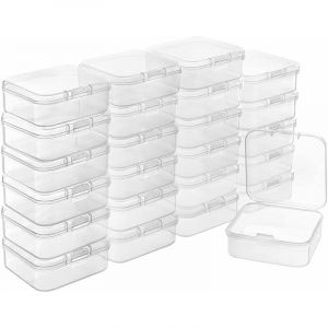 En Plastique De Petites Boîtes De Rangement,Boîtes De Rangement,10pcs De Petits Objets, Boîte De Rangement,De Petites Boîtes De Rangement,En Plastique Transparent Boîte,Boîte De Plastique - Neuf