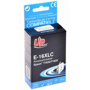 Epson 16 XL - Epson T16 XL - T1632 Cartouche d'encre cyan premium compatible Epson 16 XL - Epson T16 XL - T1632 - C13T16324011 "Stylo &agrave; plume" - Neuf