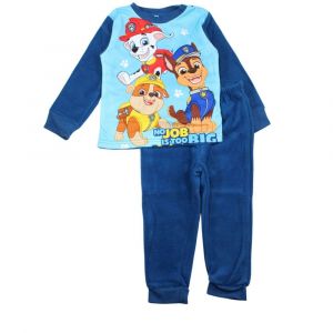 Pyjama Polaire Enfant Pat Patrouille Bleu – Gar&ccedil;on (Taille 2 Ans,Couleur Bleu) - Neuf
