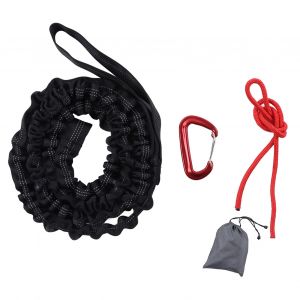 Hjlian Barre De Remorquage Pour Velo, Simple, Legere, Elastique, Flexible, Economique, Conception Raisonnable, Corde De Traction Pour Velo Enfant, Noir - Neuf