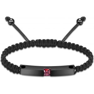 Kal-Bracelet Urne Funéraire Tressé Réglable Pour Homme Et Femme Bracelet Urne Tressé Artificiel Pour Cendres - Neuf
