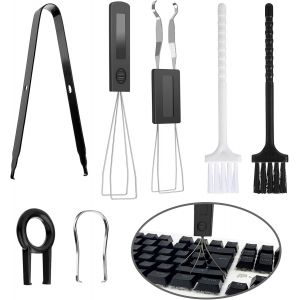 Lot De 7 Extracteurs De Touches De Clavier, Extracteur De Touches De Clavier, Extracteur De Touches Pour Claviers M&eacute;caniques, Retrait Et Installation Des Touches - Neuf