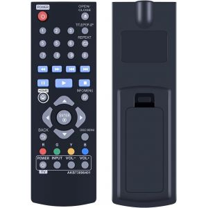 AKB73896401 T&eacute;l&eacute;commande de Rechange pour Disque LG pour Blu-Ray BD640 BP135 BP135N BP135W BP145 BP155N BP200 BP240 BP250 BP300 BP325W BP335W BP335WN BP340 BP30 50 BP33 130N - Neuf