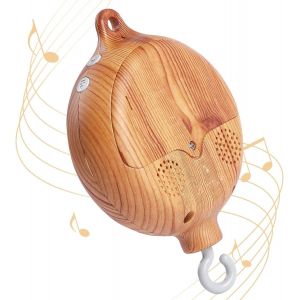 Yemaesre-Boîte À Musique Mobile Pour Bébé - Aspect Bois - Cloche De Lit - Moteur Mobile - Boîte À Musique - Spinner - Lit De Bébé - Décoration De Lit De Bébé - Neuf