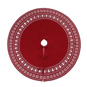 Jupe d'Arbre de no&euml;l, 92 cm de No&euml;l en Tricot Jupe d'Arbre avec Flocon de neige &Eacute;paisse Arbre de No&euml;l Rustique D&eacute;corations de Tapis haut de forme de l'Arbre de l'Arbre de la Jupe - Neuf