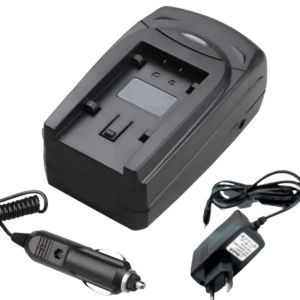 Chargeur Compatible Panasonic DMW-BCN10 / Leica BP-DC14 &iquest; Secteur & Voiture - Neuf