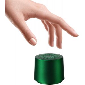 KALANKA-Mini Enceinte Bluetooth Portable, Etui De Voyage Inclus, Appairage sans Fil TWS pour Un Son Stéréo, Autonomie 6 Heures Petit Haut Parleur Bluetooth Parfait pour Extérieur Cadeau - Neuf
