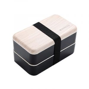 Boîte à bento Boîte à lunch repas Boîte à lunch Snack Boîte à lunch Bundle Séparateur de style japonais avec acier inoxydable - Neuf