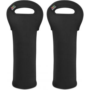 Nzqaf-Sac À Vin, Portable En Néoprène Pour Bouteille De Vin Et D'eau, Protecteur De Bouteille De Vin Pour La Maison, Les Voyages Et Les Pique-Niques - Neuf