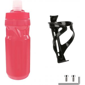 Asas-Support Gourde Velo Avec Bouteille D'eau De 600 Ml,Porte Bidon,Porte Bouteille Velo Avec Support Conception Robuste Et Étanche Pour Accessoires De Vélo De Montagne/Vélo De Route - Neuf