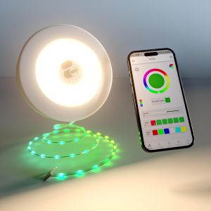 Tianyi-Guirlande Lumineuse Escamotable Camping, 6m Rgb Lampe Camping Rechargeable Et Portable, Guirlande Lumineuse Led Exterieure Pour F&ecirc;te, Camping, Jardin - Neuf