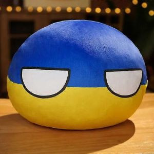 Peluche amusante de 10/30/50 cm, boule de Pologne, boule de campagne, pendentif, poupee, URSS, USA, FRANCE, RUSSIE, JAPON, ALLEMAGNE, ITALIE - Neuf