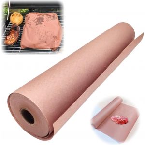 Letnerny-Pink Boucher Paper - 30cm X 15m Rouleau De Papier De Boucherie Bbq - Papier Barbecue - Butcher Paper Pour Barbecue Fumoir Poisson Viande Bbq (30cm X 15m) - Neuf