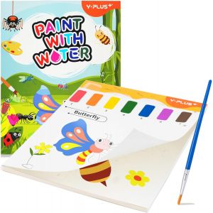 ERYI-Yplus Livre De Coloriage Aquarelle Pour Enfants, Papier De Peinture Aquarelle Pour Enfants Âgés De 1 À 4 Ans, Livre Magique, Cadeau Artisanal Dessin - Insecte - Neuf
