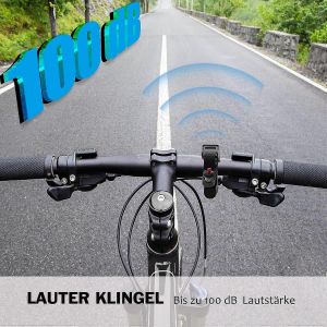 Sonnette De V&eacute;lo,Sonnette De V&eacute;lo Forte,Sonnette De V&eacute;lo En Alliage D'aluminium,Petite Cloche De V&eacute;lo De Montagne &Eacute;tanche Et Sans Rouille - Neuf