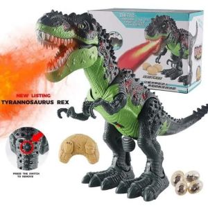 Télécommande Intelligente Robot Dinosaure avec Effet de fumée, lumières et Sons pour Enfants - Neuf