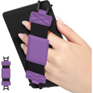 Guop-Dragonne Souple Pour 6-8"" Kindle Ereaders Fire Tablet -Kobo/Voyaga/Sony Kindle E-Book Tablet,Sangle De Sécurité Tablette Polyvalente À Haute Élasticité Légère Support Antidérapante,R83 Violet - Neuf
