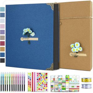 Tianyi-Album Photo Scrapbooking 21x27 Cm 60 Page Livre Fait À La Main Diy Albums Convient Aux Amoureux Amis Enfants Cadeaux Mariage D'anniversaire - Neuf