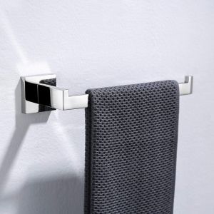 Serviette Bar Sus 304 En Acier Inoxydable Porte-Serviettes Salle De Bain Wc Serviette Anneau De Montage Mural, Finition Polie[CHU10502205] - Neuf