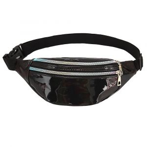 Holographic Waist Bags Femmes Banane Fanny Pack Femelle Ceinture Sac Taille Géométrique Packs Laser Chest Téléphone Pouchwa - Neuf