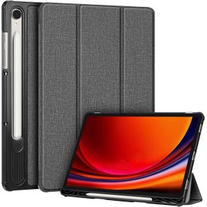 Coque Pour Samsung Galaxy Tab S9 11 Pouces 2023 (Sm-X710/X716b/X718u) - [Rangement De Stylet] Étui Fin Et Rigide Housse Veille/Réveil Automatique, Gris.[F4311] - Neuf