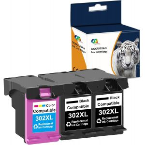 302 Remanufactur&eacute;e Pour Hp Xl Cartouches D'Encre Remplacement Deskjet 3639 3630 2130 3636 1110 Envy 4520 4525 4521 4527 Officejet 3831 3833 3830 4650 (2 Noirs, 1 Couleur)[ENC941208] - Neuf