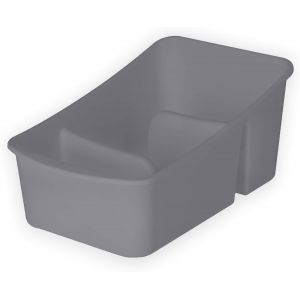 Sjzg-R&eacute;cipient Pour Herbes, &Eacute;pices, Bo&icirc;te &Agrave; Deux Zones, Bo&icirc;te De Rangement En Plastique Avec Poign&eacute;es, Organisateur De Cuisine, Organisateur D'herbes (Gris) - Neuf