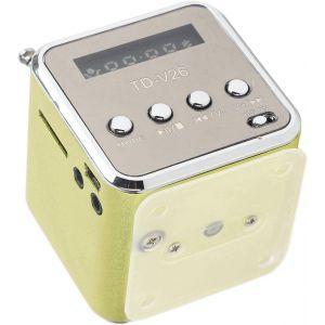 Mini Haut-Parleur Portatif De Radio Fm, Lecteur De Musique St&eacute;r&eacute;o Num&eacute;rique Mp3 Mp4, Support, Carte Tf, Disque Usb Fm (&iquest;&iquest;) - Neuf