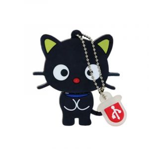 KALPZ-Cl&eacute; Usb En Forme D'Animal, Chat Noir, Chaton Mignon De Dessin Anim&eacute;, Cl&eacute; Usb, Cadeau Cr&eacute;atif, 32 Go, 4 Go, 8 Go, 16 Go, 64 Go, 128 Go, 256 Go,1 Go,Green - Neuf
