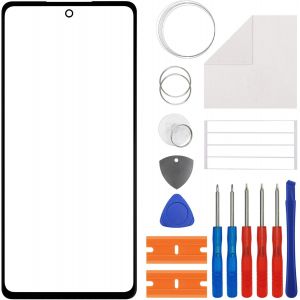 KAL-R&eacute;paration D'&Eacute;cran En Verre Avant Compatible Avec Samsung Galaxy A52 5G Sm-A526 & A52S 5G Sm-A528 Avec Outils (Pas D'&Eacute;cran Lcd). - Neuf