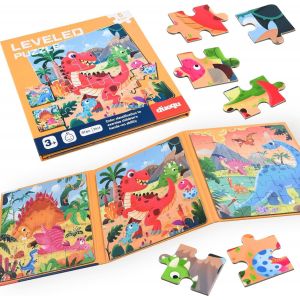 KAL-Puzzles Magn&eacute;tiques Pour Enfants De 3 &Agrave; 7 Ans, Pour Enfants &Acirc;g&eacute;s De 2 &Agrave; 4 Ans, Jouet D'Activit&eacute;s De Ferme/Voiture/Animaux, Aimant D'Apprentissage, Cadeau Pour Voyage En Voiture - Neuf
