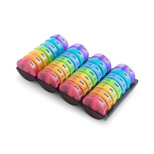 Organisateur De Pilules Mensuel Extra Large De 28 Jours - Neuf